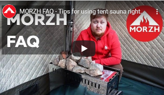 It's new video with FAQ about tent sauna